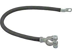 Model A Ford Battery Cable - 19 Long - Braided Cover - Original Type - Correct Clamp