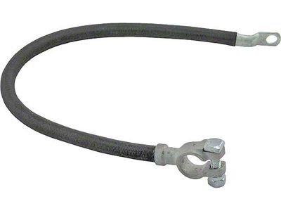 Model A Ford Battery Cable - 19 Long - Braided Cover - Original Type - Correct Clamp