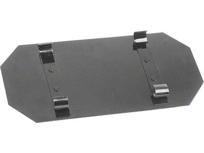 Battery Cover Plate/ Black Powder-coated/ 28-29