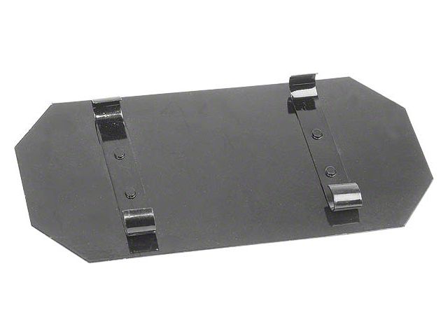 Battery Cover Plate/ Black Powder-coated/ 28-29