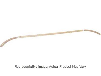 Model A Ford Belt Tack Rail Wood - Roadster 40B - 3 Piece Set - Included In Body Wood Kits