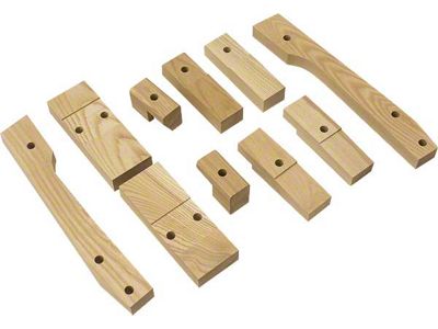 28-29/body Mounting Wood Block Set/10 Piece