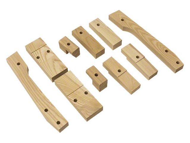 28-29/body Mounting Wood Block Set/10 Piece