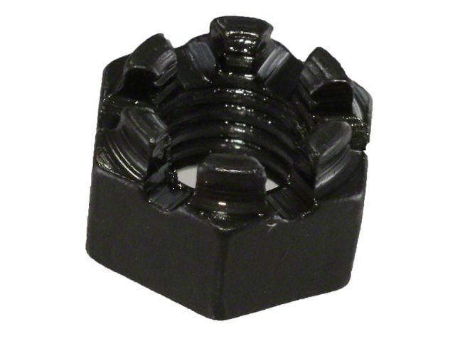 Model A Ford Castle Nut - 5/16-24 - Black Oxide