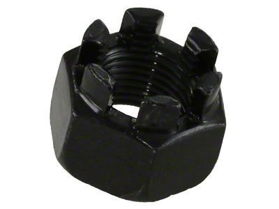 Model A Ford Castle Nut - 5/8-18 - Black Oxide