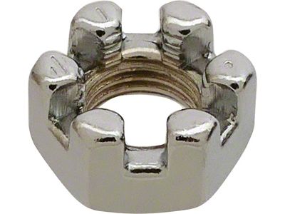 Model A Ford Castle Nut - 7/16-20 - Chrome