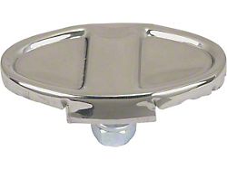 Model A Ford Center Bumper Clamp - Oval - Polished Stainless Steel