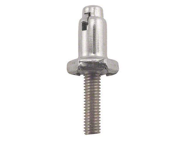 Model A Ford Cinch Double Stud Fastener - On 10-32 MachineScrew - Nickel