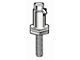 Model A Ford Cinch Double Stud Fastener - On 10-32 MachineScrew - Nickel