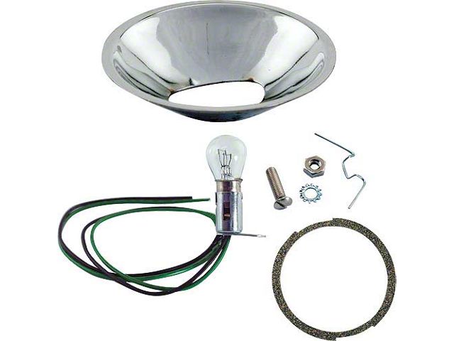 Model A Ford Cowl Lamp Turn Signal Adapter Kit - Includes 6& 12 Volt Bulbs