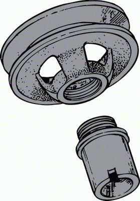 OPR Ecklers Model A Ford Crankshaft Pulley - 2 Piece Type B