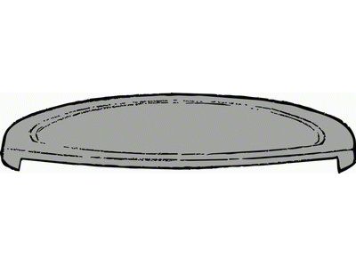 Model A Ford Dash Face Panel - Fiberglass - Filled Style - 1930-31 Only