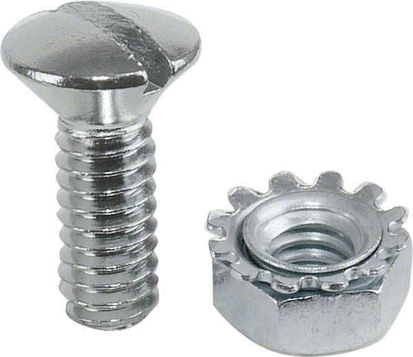 Ecklers Dash Rail Screw & Nut Set/ Chrome