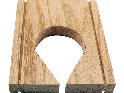 Model A Ford Dome Lamp Wood Block - Fits Coupe Only - For Mounting The Dome Lamp
