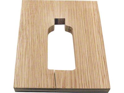 Model A Ford Dome Lamp Wood Block - Victoria Slant Windshield & Steelback Fordor 160-B & 160-C