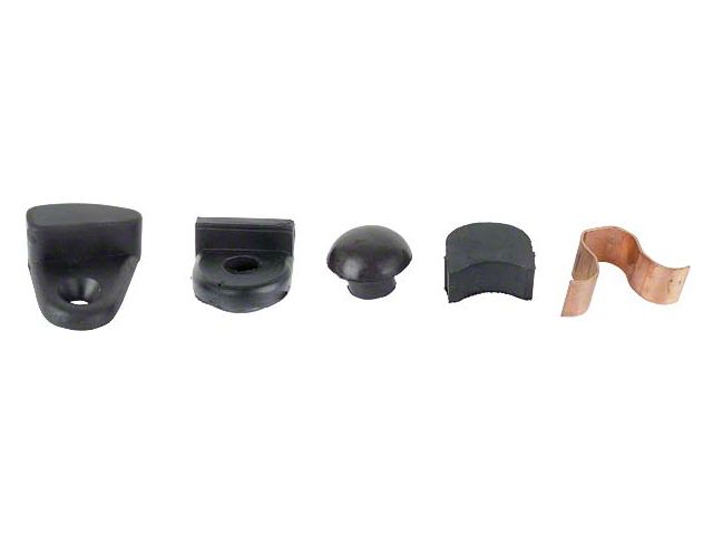Model A Ford Door Bumper Set - Rubber - 12 Pieces - Roadster & Deluxe Phaeton & Roadster Pickup