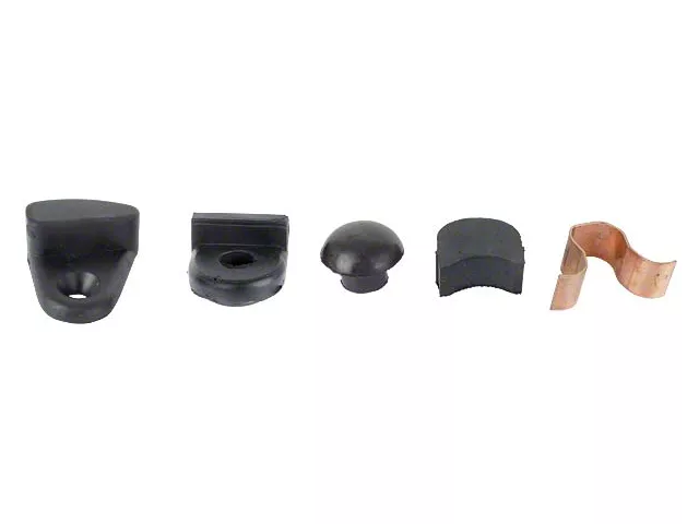 Model A Ford Door Bumper Set - Rubber - 12 Pieces - Roadster & Deluxe Phaeton & Roadster Pickup