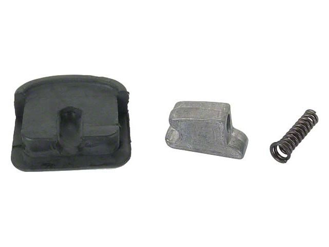 Model A Ford Door Bumper Set - Rubber - Cabriolet With Slant Windshield - 12 Pieces (For cabriolet with slant windshield)