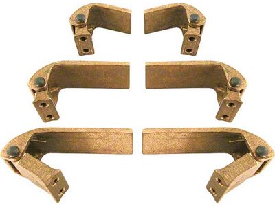 Model A Ford Door Hinge Set - Bronze - Coupe & Tudor Sedan