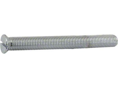 Model A Ford Door Hinge To Body Screw - 5/16-24 X 3 - Chrome (Also Sedan Delivery rear-Doors & 5 Windows)