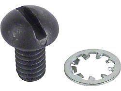 Door Lock Striker Plate Screw & Washer Set - 4Pieces (1928-1931 Model A)