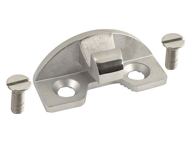 Model A Ford Door Striker Plate - Stainless Steel - All Except Tudor Phaeton (Fits all except tudor phaeton)