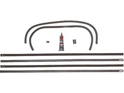 Windowchannel Kit/ Front Doors/ 26-27 T & 28-29 Pickup (Tudor & Coupes)
