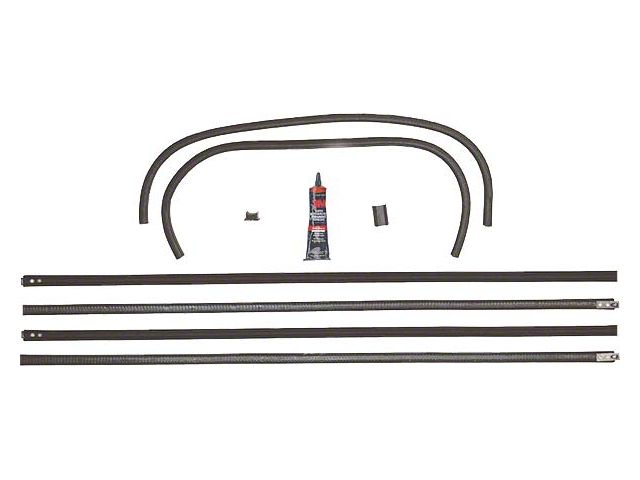 Windowchannel Kit/ Front Doors/ 26-27 T & 28-29 Pickup (Tudor & Coupes)