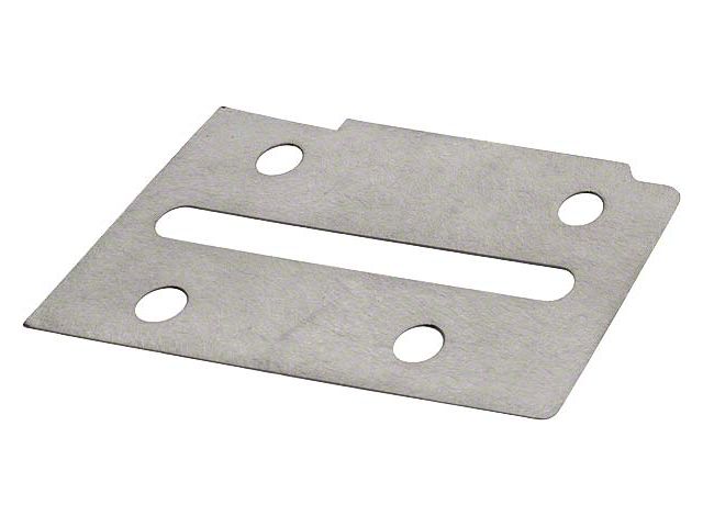 Model A Ford Dress Plate - Unpolished Stainless Steel - Cabriolet (Fits model 68-A & 68-A cabriolets only)