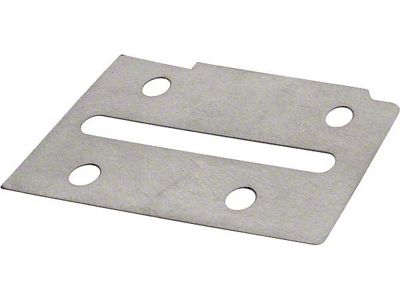 Model A Ford Dress Plate - Unpolished Stainless Steel - Cabriolet (Fits model 68-A & 68-A cabriolets only)