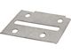 Model A Ford Dress Plate - Unpolished Stainless Steel - Cabriolet (Fits model 68-A & 68-A cabriolets only)