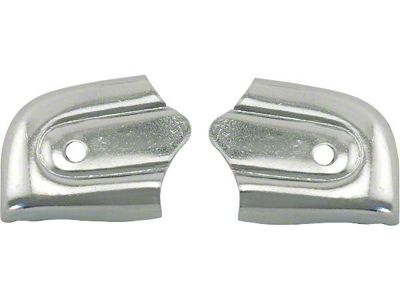 Model A Ford Drip Rail Tips - Front - Nickel Plated - Sport& Business Coupe