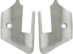 Model A Ford Drip Rail Tips - Rear - Nickel Plated - Coupe & Special Coupe