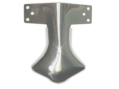 Model A Ford Exhaust Deflector - Stainless Steel - Plain