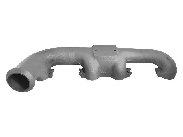 Model A Ford Exhaust Manifold - Baked On Cast Iron Finish