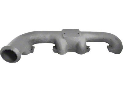 Model A Ford Exhaust Manifold - Baked On Cast Iron Finish