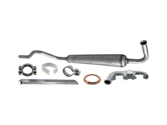 Model A Ford Exhaust Manifold & Muffler Kit