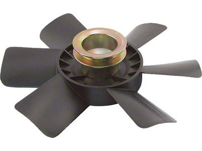 Plastic Six Blade Replacement Fan With Pulley/ 28-31