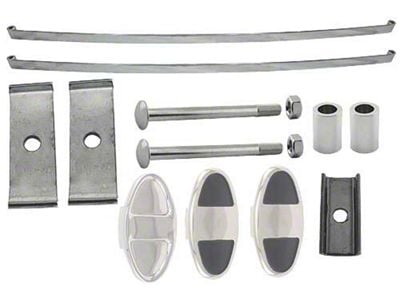 Model A Ford Front Bumper Master Kit - Polished Stainless Steel - Late 1928-29