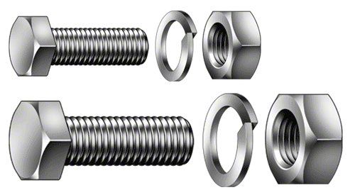Ecklers Front Fender Brace Bolt Nut & Washer Set - 18 Pieces (1928