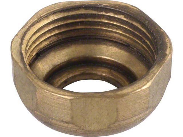 Model A Ford Fuel Shut Off Valve Packing Nut - Brass (Used through late 1929)