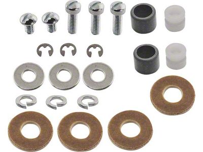 Model A Ford Generator Brush Holder Hardware Set - 23 Pieces