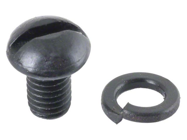 Model A Ford Generator Cut Out Mounting Set - Black Oxide -4 Pieces