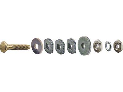 Model A Ford Generator Terminal Post Hardware Set - 9 Pieces