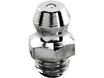 Model A Ford Grease Fitting - Chrome Plated - 1/4-28 - Straight - Modern Style