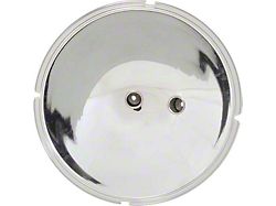Model A Ford Headlight Reflector - 2 Bulb Type - Steel Flash Coated Chrome