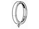 Model A Ford Headlight Rim - Chrome Plated - Top Quality - 8-3/4 ID