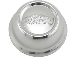 Model A Ford Hub Cap - Stainless Steel - Ford Script - Fits2-5/8 Rim Opening - Reproduction