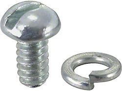 Model A Ford Ignition Switch Screw Set - To Instrument Panel - 6 Pieces - For Pop Out Style Switch