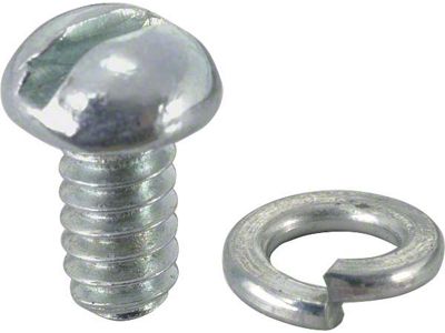 Model A Ford Ignition Switch Screw Set - To Instrument Panel - 6 Pieces - For Pop Out Style Switch